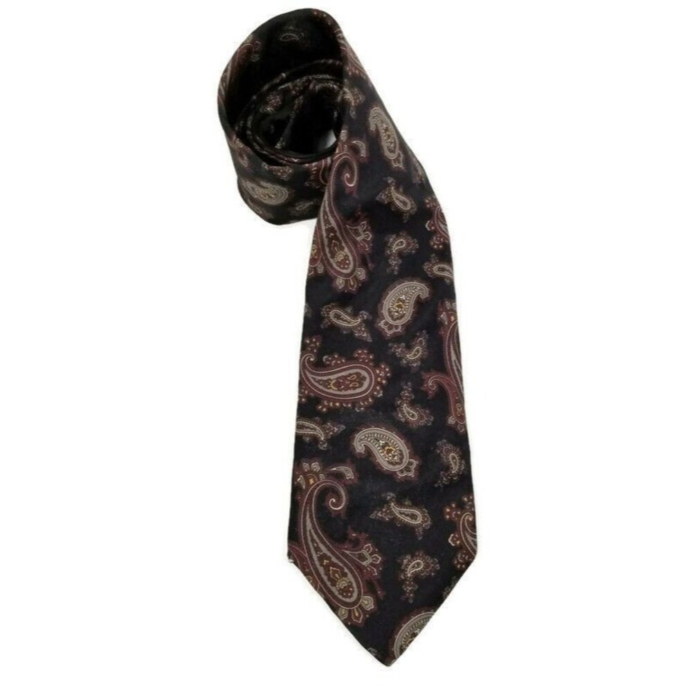 Jos A Bank Clothiers Paisley X-Long 65 in x 3 1/2 in RN70307 Mens Tie